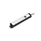 Prelungitor de 4 cu intrerupator, 2m alb Sal Home PNV 04K/WH
