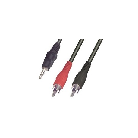 Cablu jack stereo 3,5 mm - 2 RCA tata Sal Home A 49