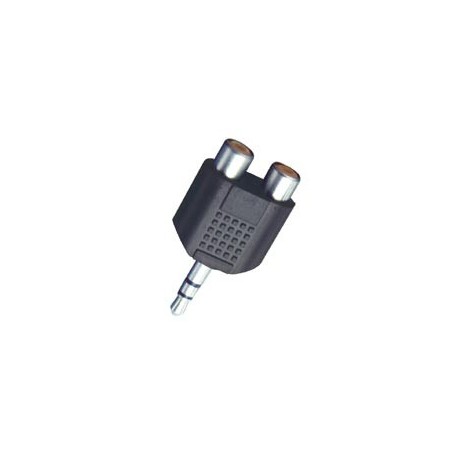 Adaptor jack 3,5 mm tata - 2 x RCA mama, stereo Sal Home AC 17