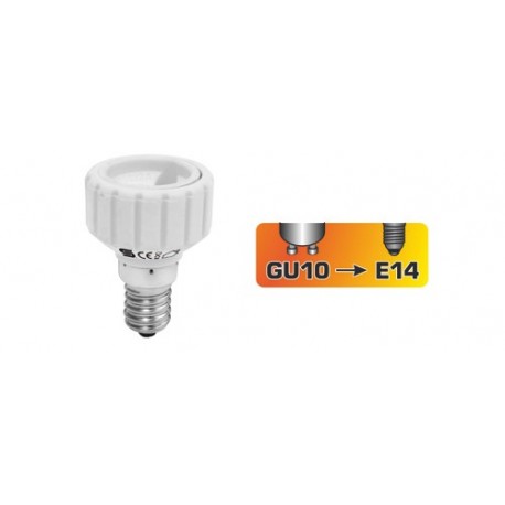 Soclu lampa compacta, adaptor Sal Home GU10/E14