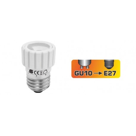 Soclu lampa compacta, adaptor Sal Home GU10/E27