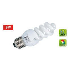Lampa compacta, spirala, lum. calda Sal Home KFS 9/27M