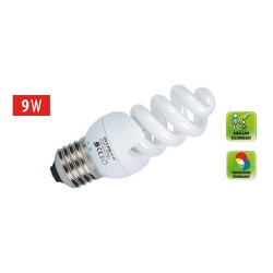 Lampa compacta, spirala, lum. calda Sal Home KFS 9/27M