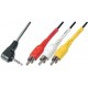 Cablu 4p3,5 tata -3xRCA tata, 2m Sal Home VC 20-2