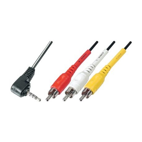 Cablu 4p3,5 tata -3xRCA tata, 2m Sal Home VC 20-2