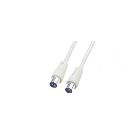 Cablu coaxial mama - tata , 3m ,alb Sal Home RF 3