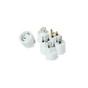 Set adaptor pentru calatorii, cu pamantare Sal Home AC 05