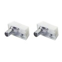 Set conector coaxial tata + mama, cotite, insurubabile Sal Home FS 12X