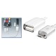 Cablu OTG conector USB micro - soclu USB, Sal Home SA 044
