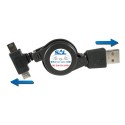 Cablu incarcare microUSB, 2in1, Sal Home SA 051