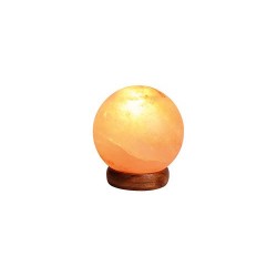 Lampa cu cristal de sare, forma glob, 2-3 Kg, Sal Home SKL 23G