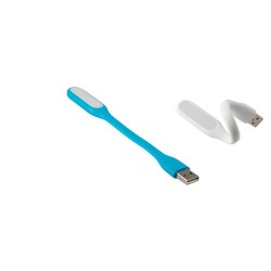 Lampa cu LED, USB, flexibila, albastra, Sal Home USB LED/BL