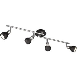 Lampa Tomba, forma speciala, neagra, 4x9W, 230V, Sal Home 558743010