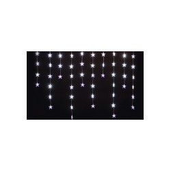 Perdea de lumini LED cu decor stea, Sal Home KAF 50L