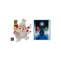 Decor fereastra cu led, om de zapada, Sal Home KID 324