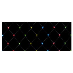 Plasa luminoasa, 6x4m, colorata, exterior, 400 LED-uri, Sal Home KLN 400/M