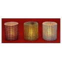 Candela cu LED-uri, decoratiune cu margele, Sal Home CD 6/12