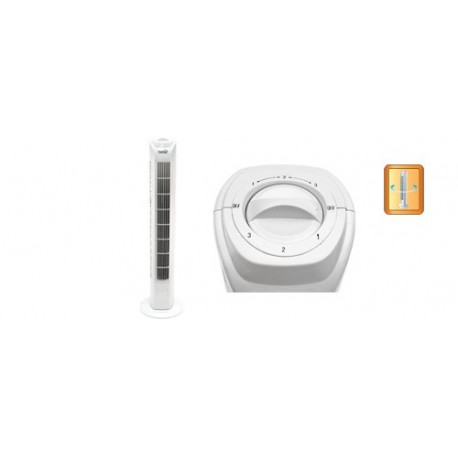 Ventilator tip stâlp, alb, 80 cm, 45W, Sal Home TWF 81