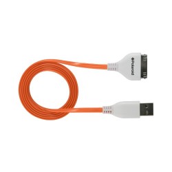 Cablu de incarcare LED, iPhone4, 1m, 6 culori, POLAROID EDC 8220