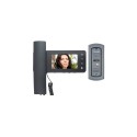 Video-interfon, 4", color, metalic, pentru exterior, Sal Home DPV 24