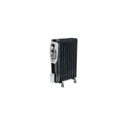 Radiator cu ulei, 9 elementi, negru, Sal Home FKO 9/BK