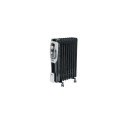 Radiator cu ulei, 9 elementi, negru, Sal Home FKO 9/BK