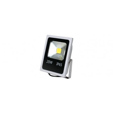 Reflector cu LED, 20 W, plat, gri, 1600 lm, 4500 K, Sal Home FL 20 LED